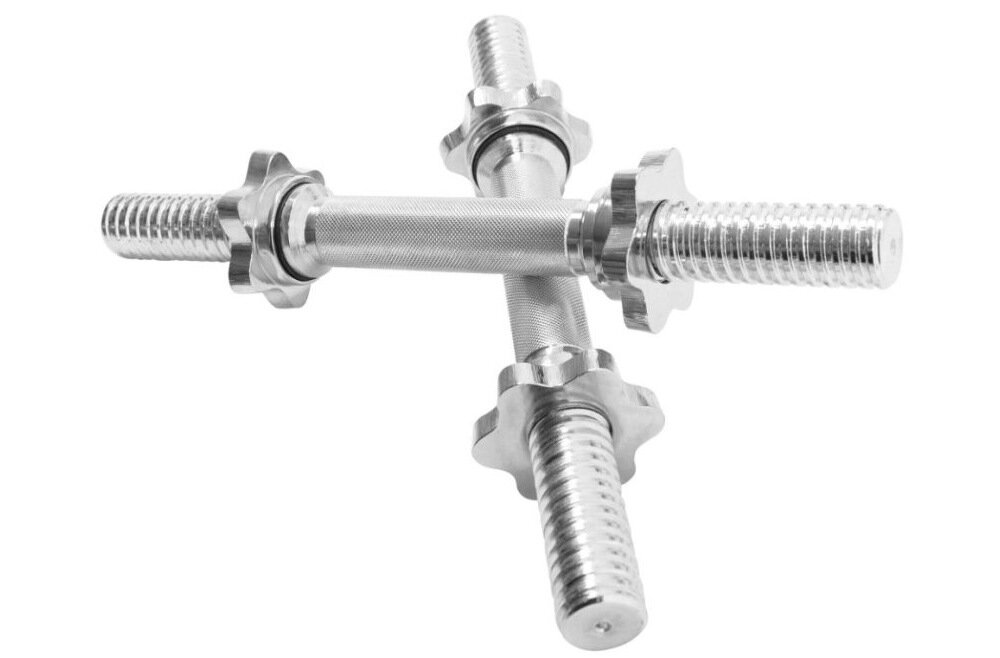 Zestaw hantli GORILLA SPORTS 2754 2 x 15 kg gryfy zaciski srubowe obciazenia nie zsuwaja sie bezpiczensto wygoda ergonomiczny ksztalt latwe w obsludze i przechowywaniu do treningu w warunkach domowych