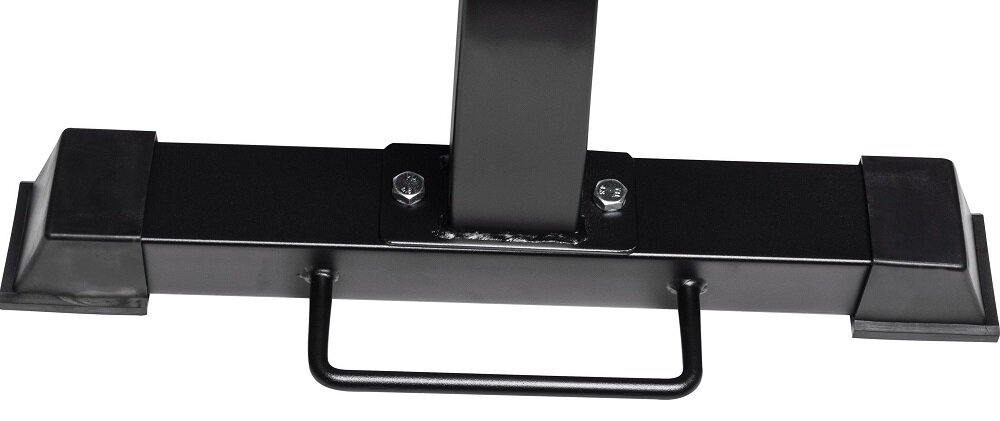 Ławka do ćwiczeń GORILLA SPORTS 3633 nogi pokryte antyposlizgowym materialem uchwyt