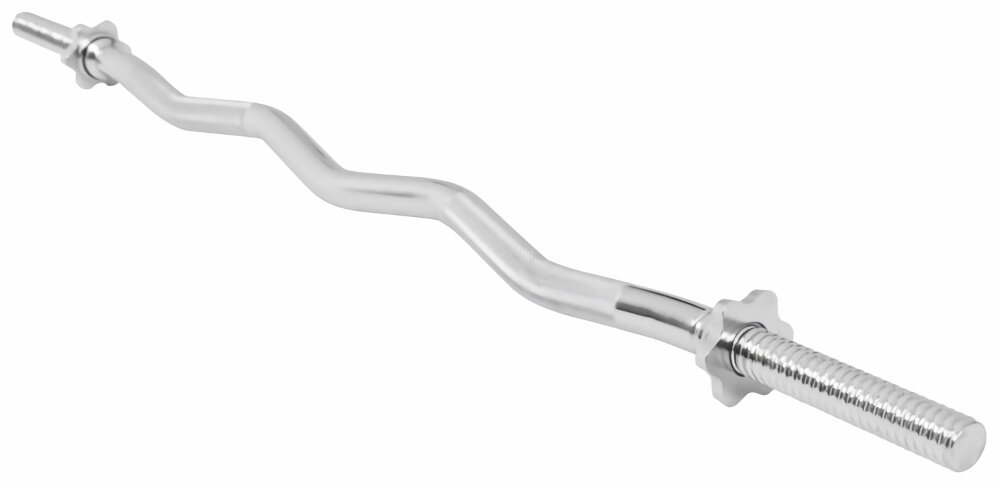 Gryf GORILLA SPORTS 3001 120 cm ze stali chromowanej bardzo trwaly odporny gryf pelen srednica 30 mm udzwig do 180 kg