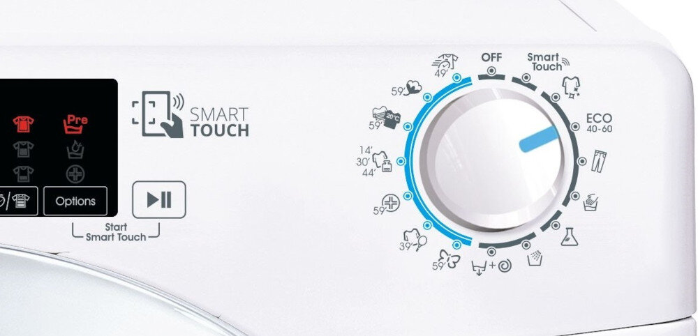 Pralka CANDY CSS4147TWMCE 1-S programy automatyczne cykle