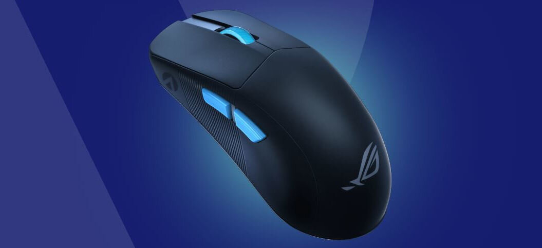 Mysz ASUS ROG Harpe Ace Aim Lab Edition Biały sensor optyczny ROG AimPoint niski współczynnik odchyleń CPI <15