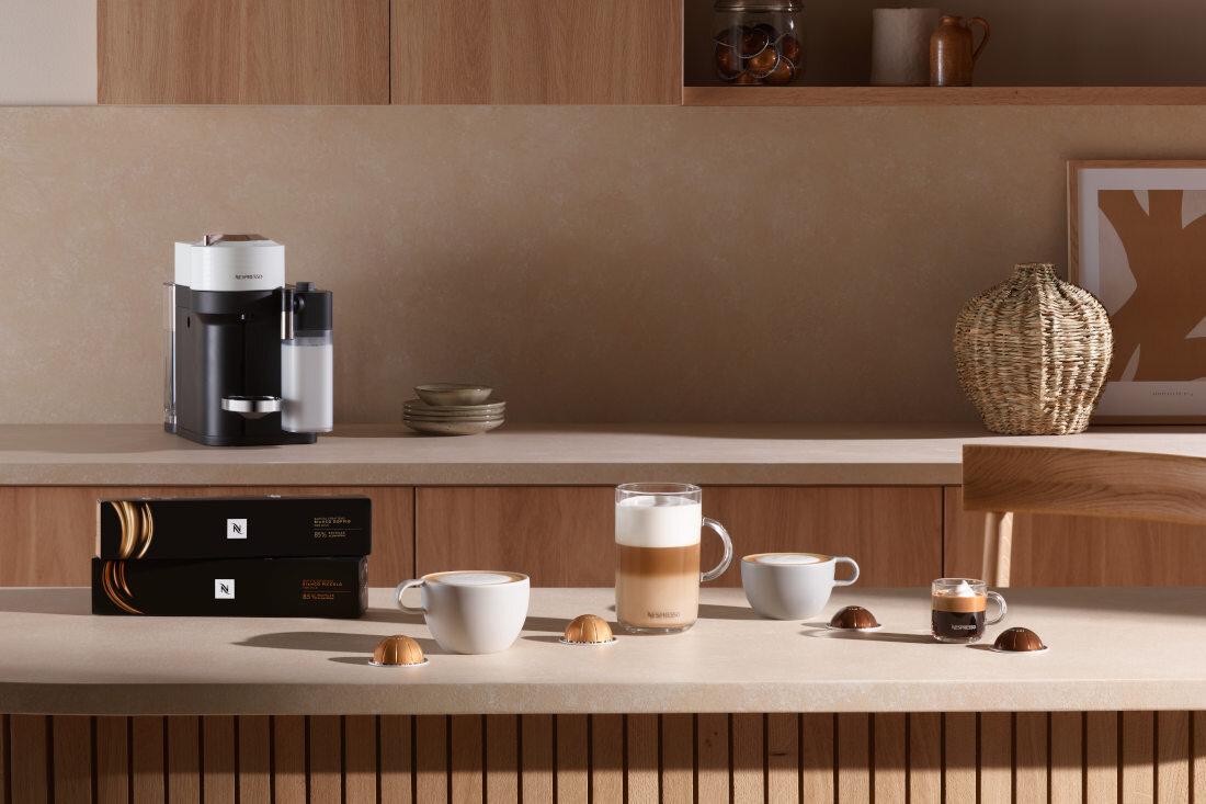 Ekspres DELONGHI Nespresso Vertuo Lattissima ENV300.W Szeroki wybór napojów mozliwosci kawa roznorodnosc
