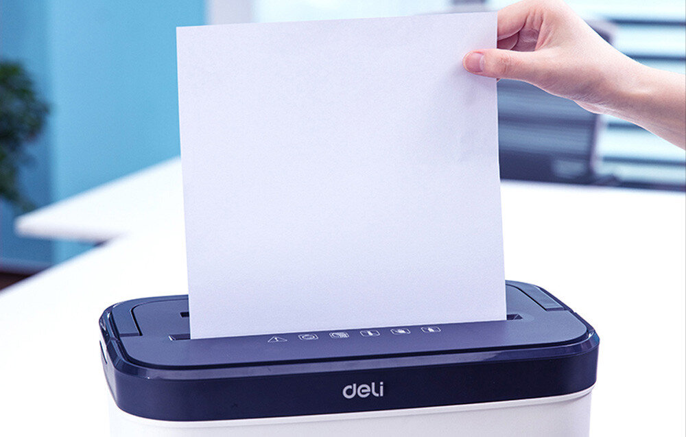 Niszczarka DELI E9939 wydajność bezpieczeństwo norma prędkość