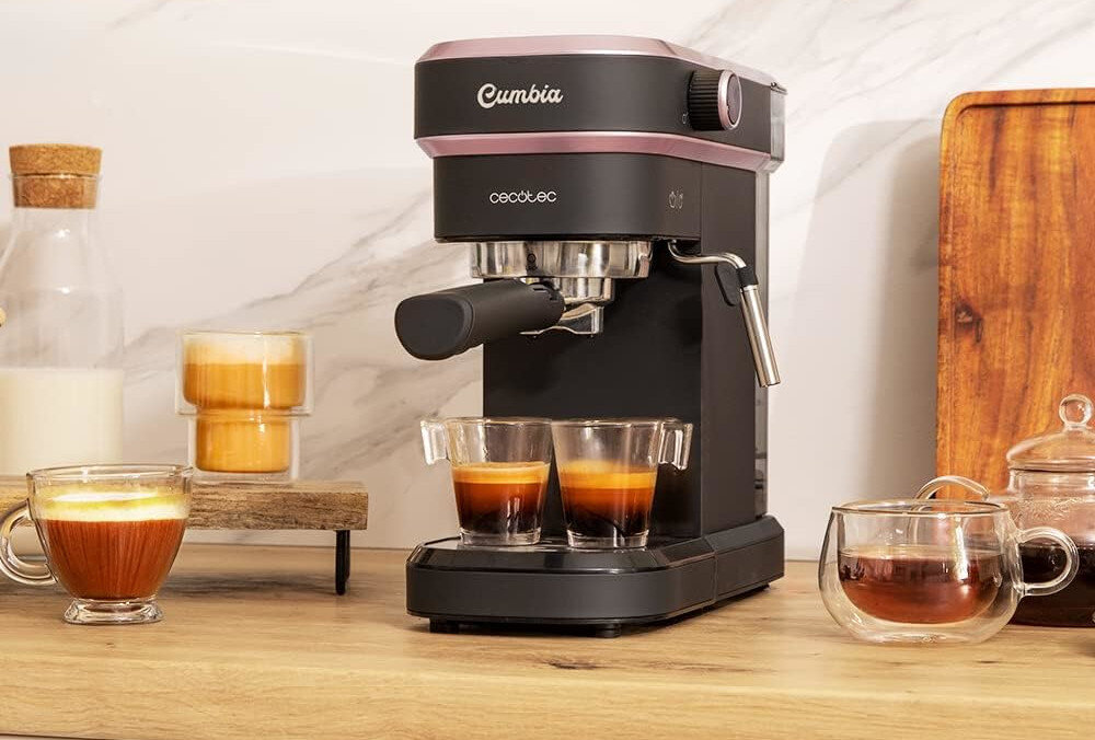 Ekspres CECOTEC Cafelizzia 890 Czarny Dwie filiżanki jednocześnie Podwójne ramię z dwoma filtrami przygotujesz jedną lub dwie kawy w krótkim czasie