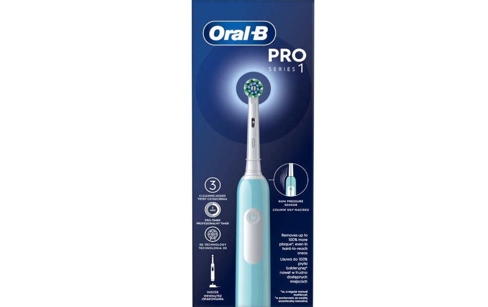 Szczoteczka rotacyjna ORAL-B Pro 1 pulksacja 3d technologia