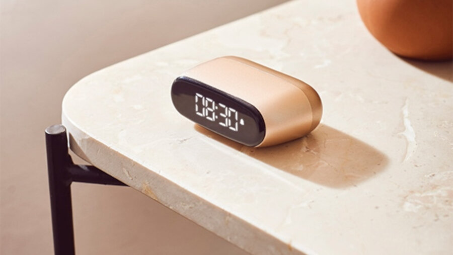 Budzik LEXON Minut Mini  - wyświetlacz