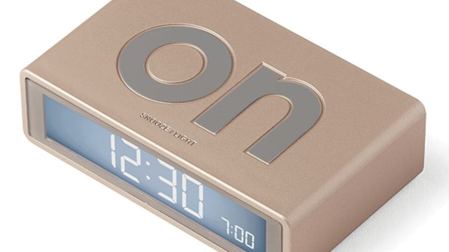 Budzik LEXON Flip Travel  - wyświetlacz