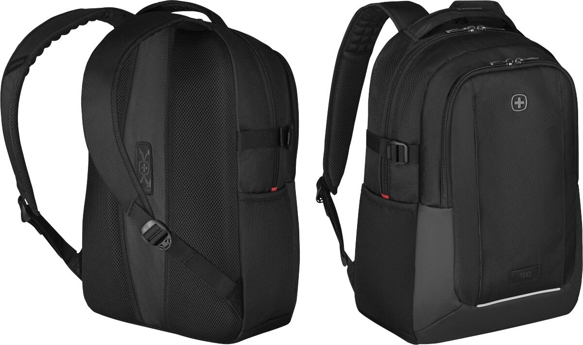 Plecak na laptopa WENGER XE Ryde 16 cali Czarno-szary cechy zalety przeznaczenie materiał recykling