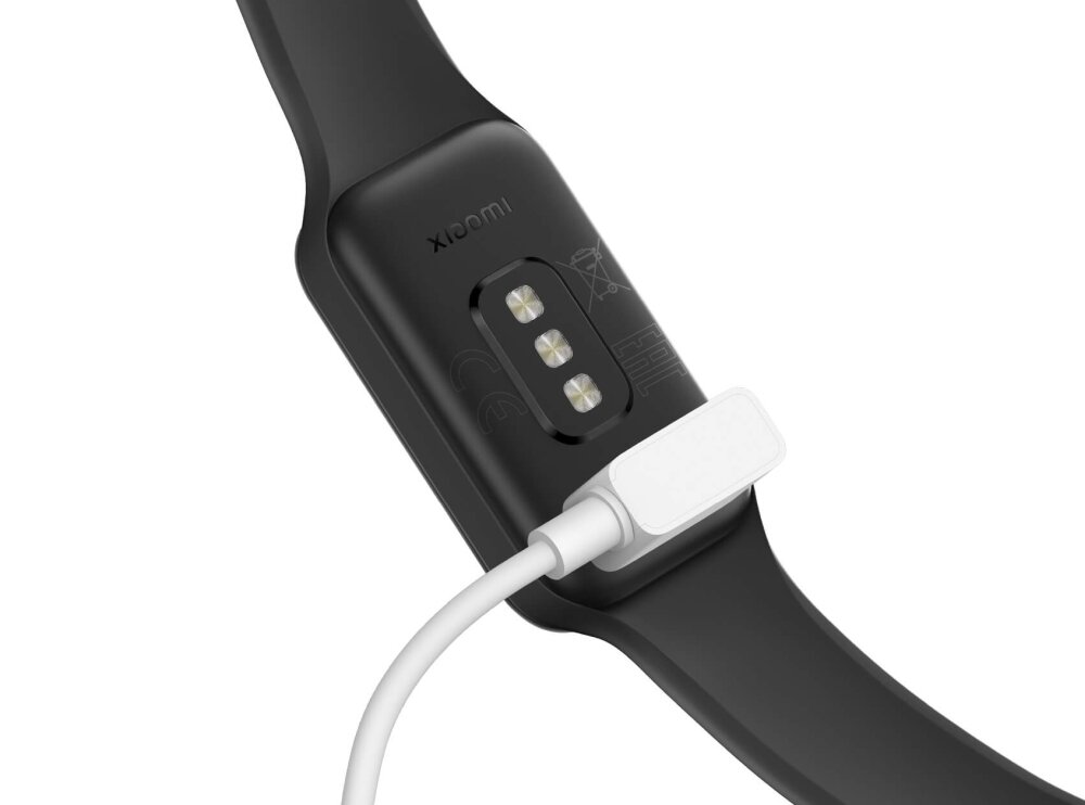 Smartband XIAOMI Mi Band 8 Active ekran bateria czujniki zdrowie sport pasek ładowanie pojemność rozdzielczość łączność sterowanie krew puls rozmowy smartfon aplikacja