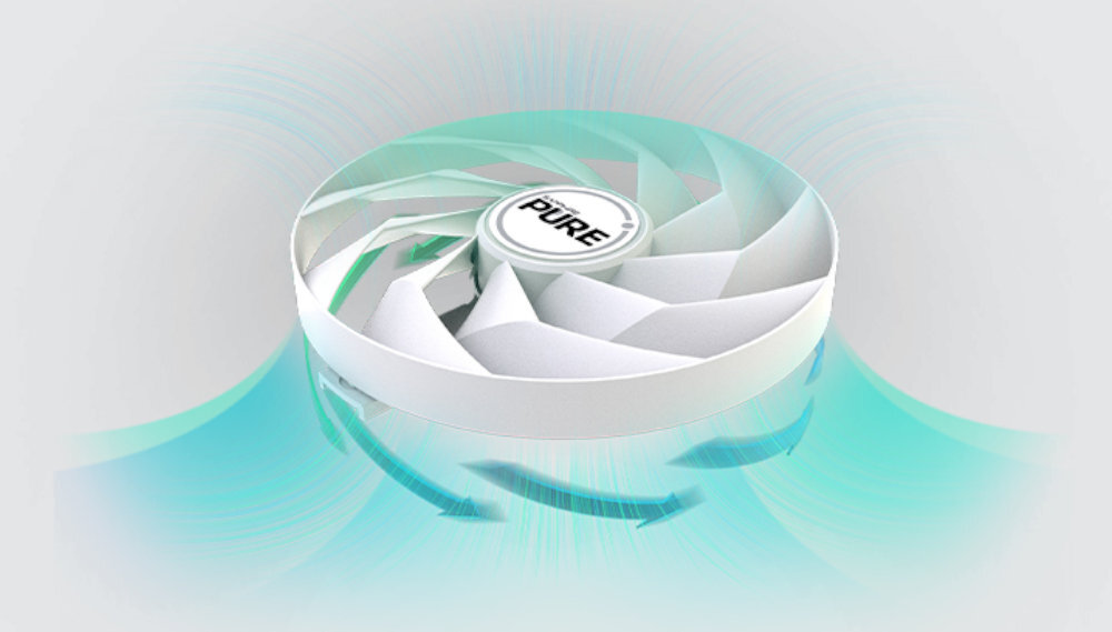 Karta graficzna SAPPHIRE Pure Radeon RX 7700 XT Pure 12GB - Striped Ring