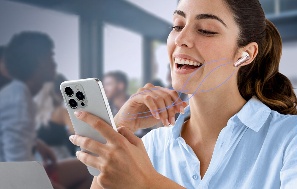 Słuchawki dokanałowe EARFUN Air Pro 3 ANC Wodoodporne brzmienie kodek qualcomm aptx adaptive