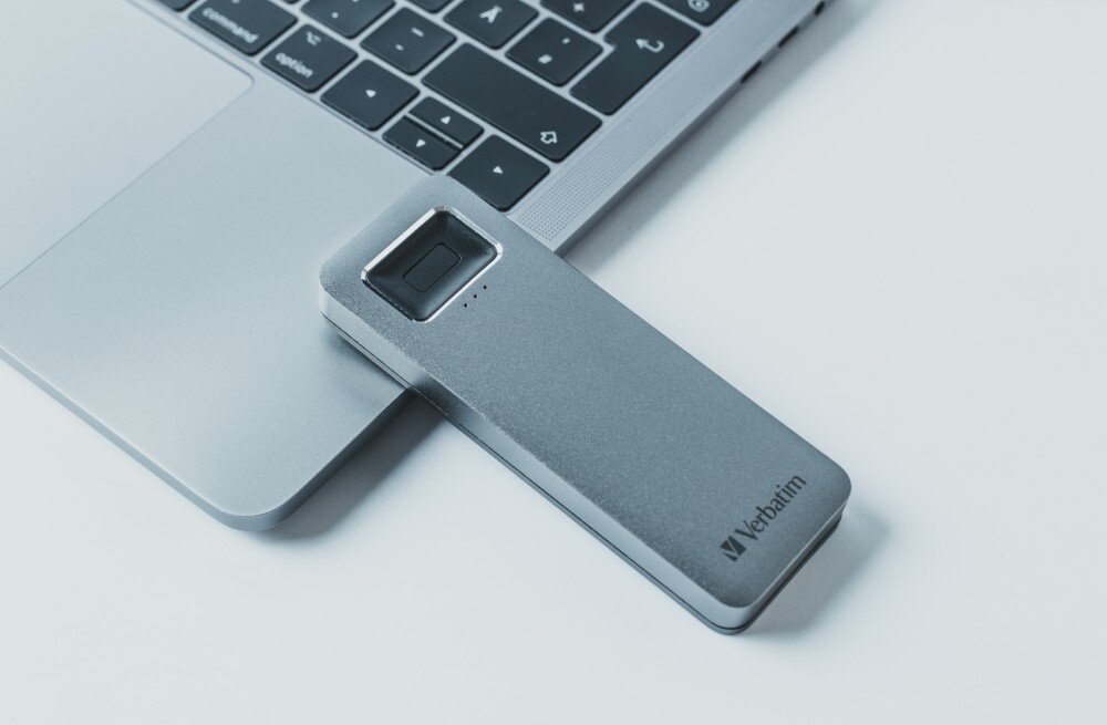 Dysk VERBATIM Executive Fingerprint Secure 512GB SSD technologia działanie prędkość