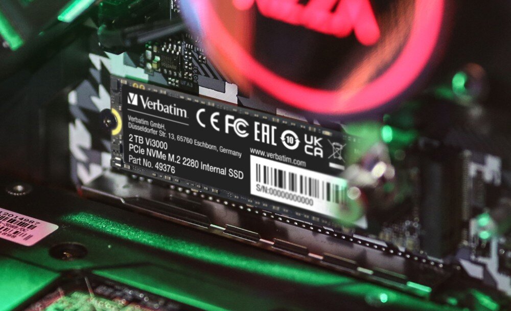 Dysk VERBATIM Vi3000 2TB SSD wygląd opis