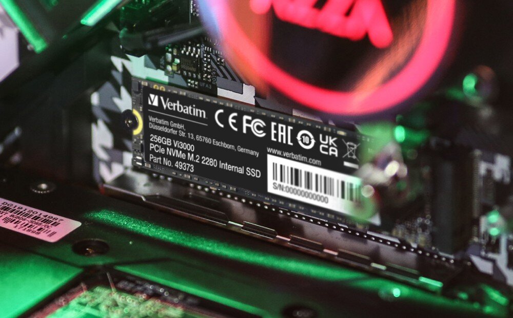 Dysk VERBATIM Vi3000 256GB SSD wygląd opis