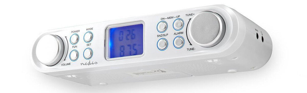 Radio NEDIS RDFM4000WT wyjście 3.5 mm