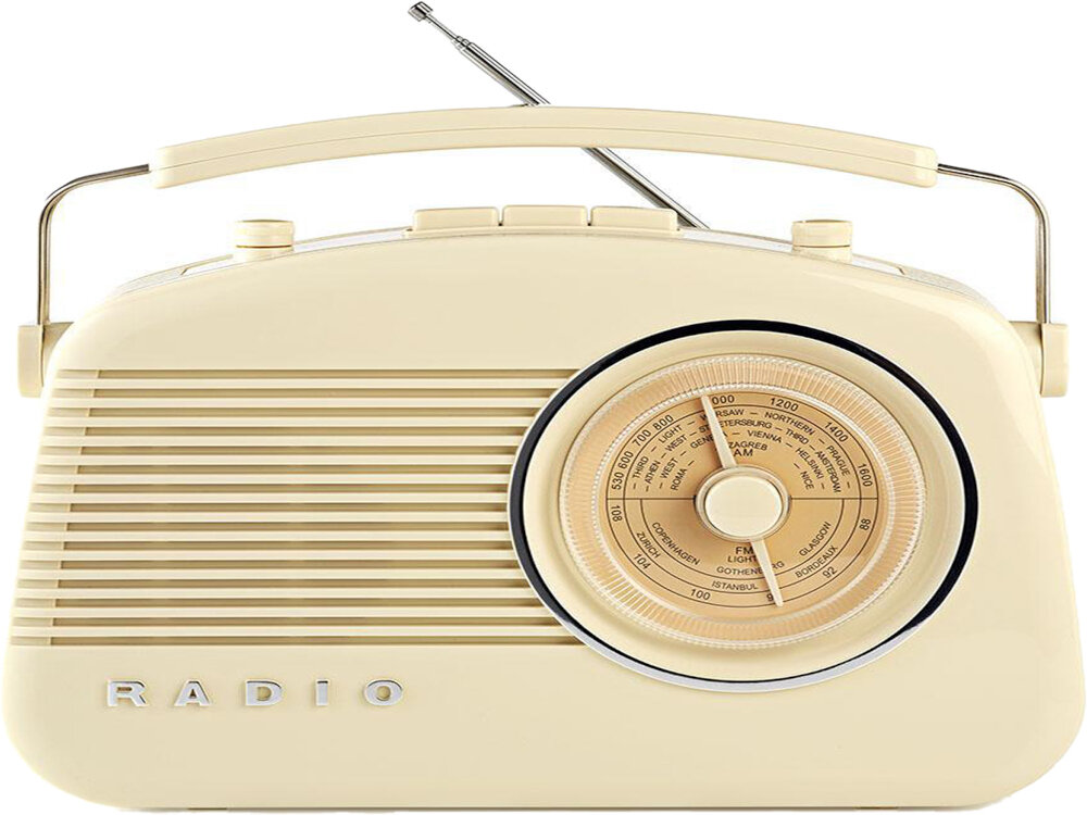 radio NEDIS RDFM5000BG retro design