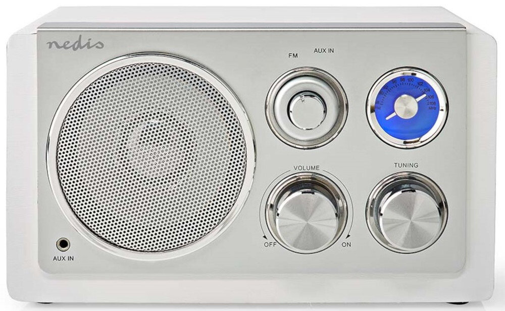 Radio NEDIS RDFM5110WT kabel AUX