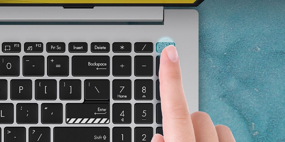 Laptop ASUS VivoBook S K5504 -  czytnik linii papilarnych