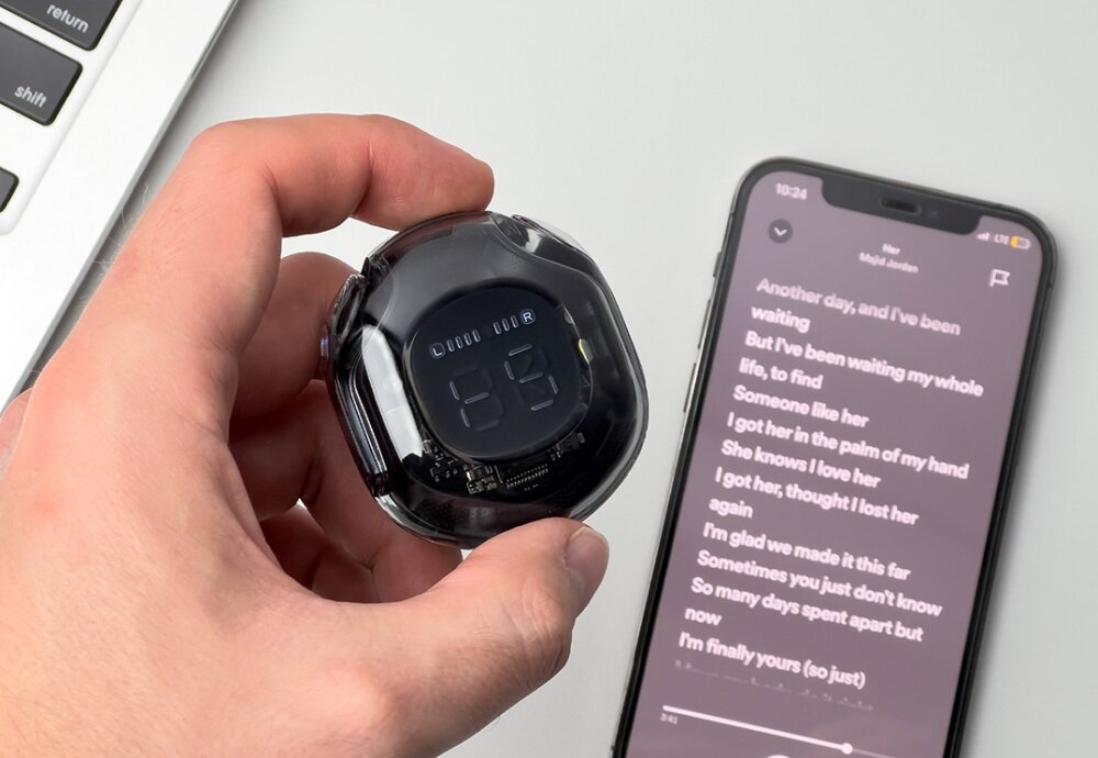 słuchawki TWS, słuchawki acefast t8, słuchawki bezprzewodowe, słuchawki douszne, nowoczesne słuchawki