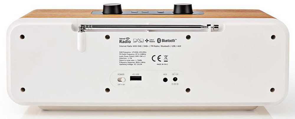 Radio internetowe NEDIS RDIN2500WT  - bluetooth