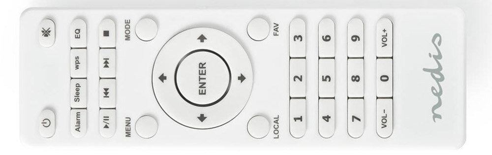 Radio internetowe NEDIS RDIN2500WT  - sterowanie