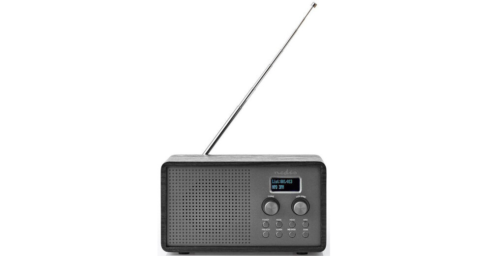 Radio NEDIS RDDB5110BK - Czysty dźwięk, dab+,fm