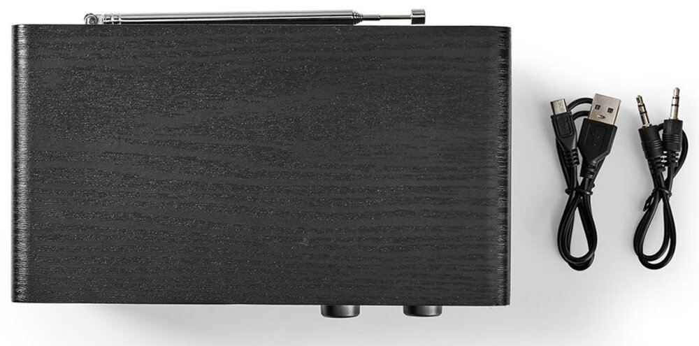 Radio NEDIS RDDB5110BK - Czytelny wyświetlacz i solidna konstrukcja