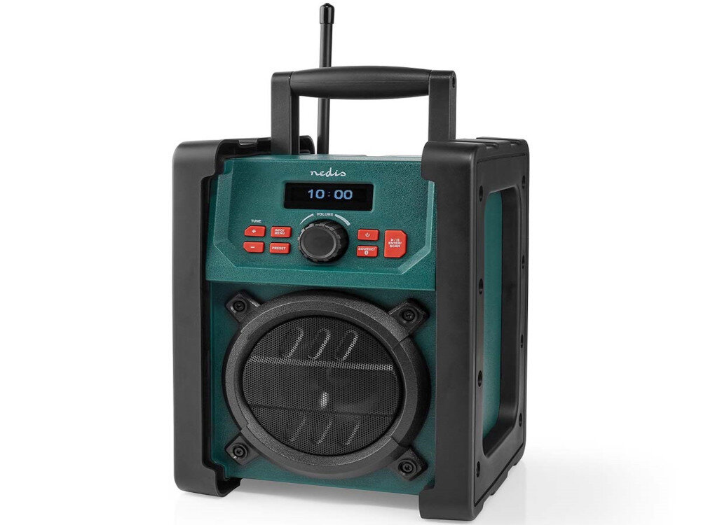 >Radio budowlane NEDIS RDDB3100GN solidna konstrukcja