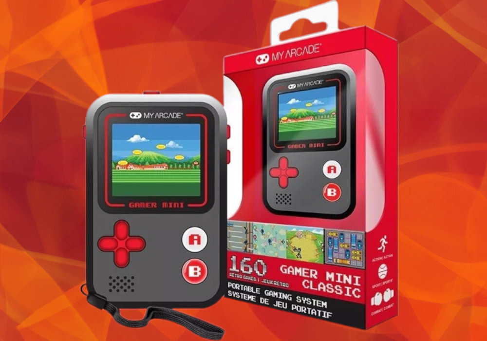 Konsola MY ARCADE DGUNL kompaktowa gra jakość dźwięk wyposażenie