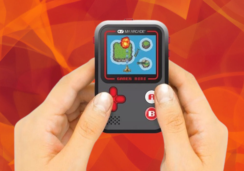 Konsola MY ARCADE DGUNL kompaktowa gra jakość dźwięk wyposażenie