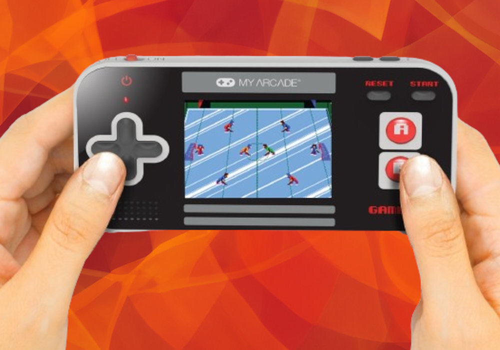 Konsola MY ARCADE DGUNL kompaktowa gra jakość dźwięk wyposażenie