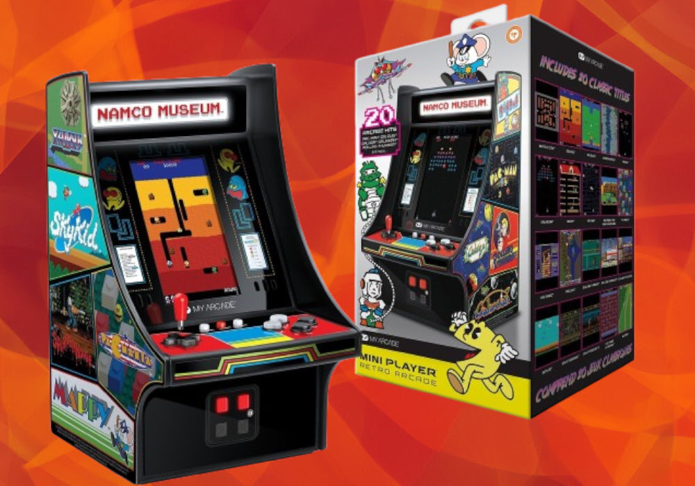 Konsola MY ARCADE DGUNL kompaktowa gra jakość dźwięk wyposażenie