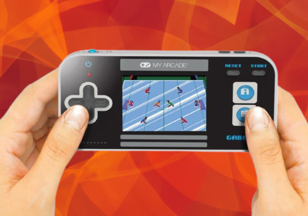 Konsola MY ARCADE DGUNL kompaktowa gra jakość dźwięk wyposażenie