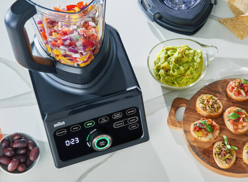 Blender kielichowy BRAUN Powerblend 9 JB9040 Technologia iTextureContro