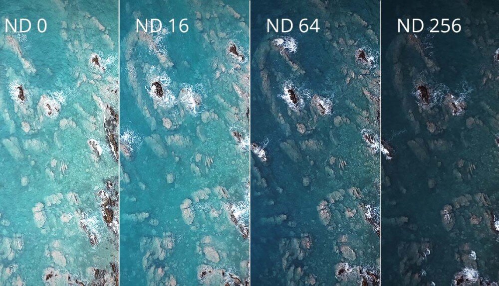 Zestaw filtrów DJI ND 16/64/256 do Mini 4 Pro filtry wartości jasność rodzaje