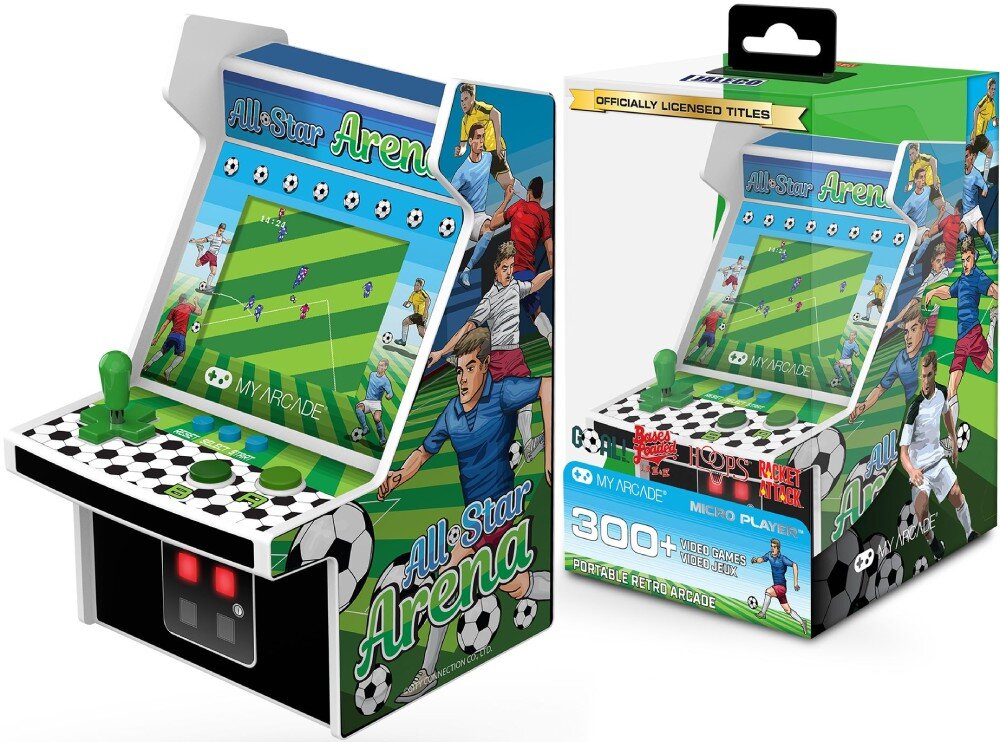 Konsola MY ARCADE DGUNL-4125 wyświetlacz przekątna głośnik port słuchawkowy