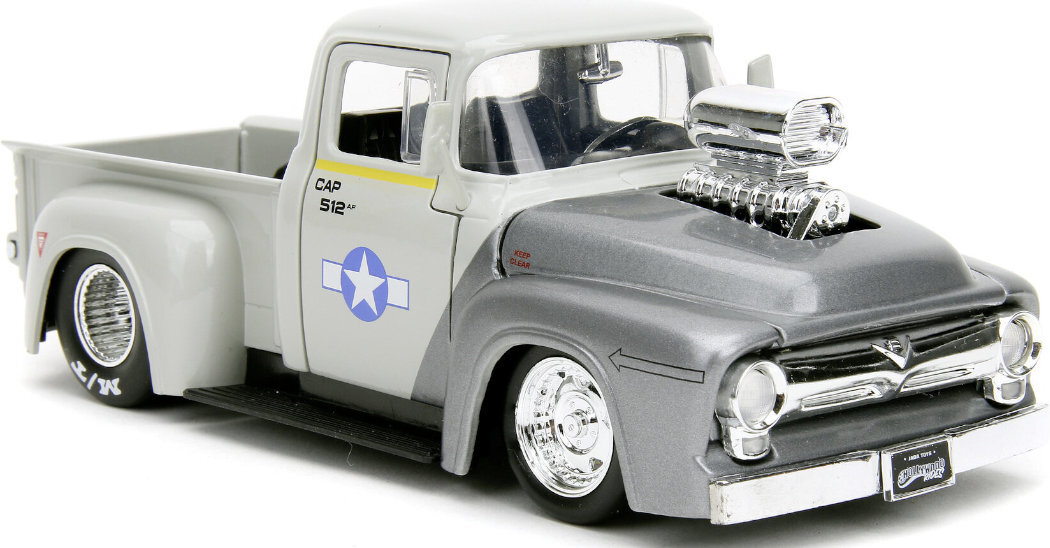 Samochód JADA TOYS Street Fighter 1956 Ford F-100 + figurka zabawa ruchomy jazda przygoda realizm