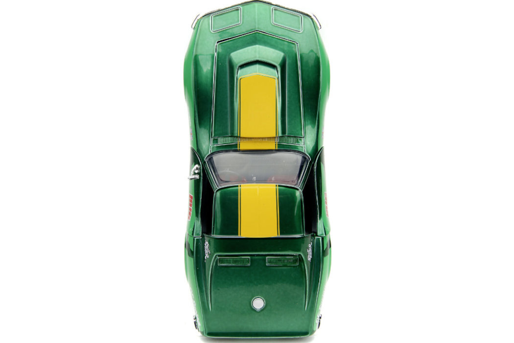 Samochód JADA TOYS Street Fighter 1969 Chevrolet Corvette Stingray ZL1 + figurka zabawa ruchomy jazda przygoda realizm