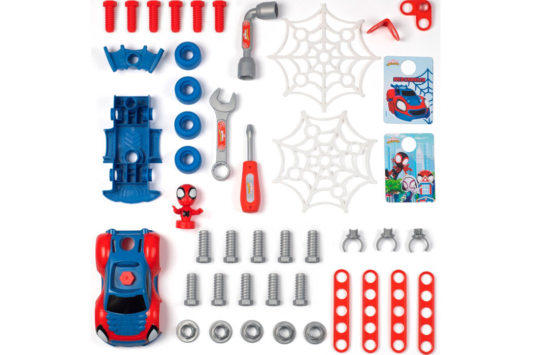 Zabawka warsztat SMOBY Spidey i jego niesamowici przyjaciele 7600360700 zabawa wyposażenie realizm nauka rozwój