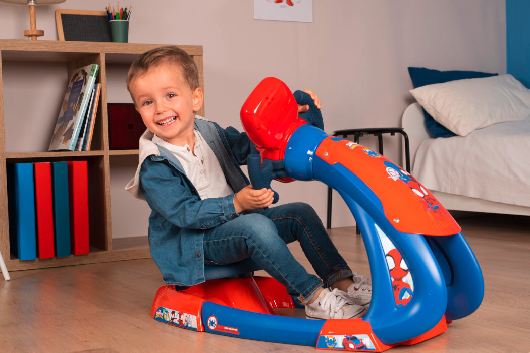 Zabawka symulator jazdy SMOBY Spidey i jego niesamowici przyjaciele V8 Driver 7600370218 wyposażenie zabawa nauka kosmos latanie astronauta