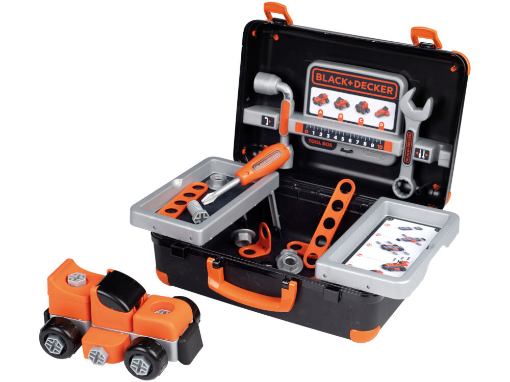 Zabawka walizka z narzędziami SMOBY Black Decker 7600360904 wymiary nauka