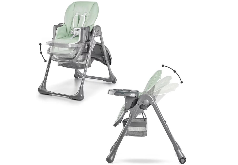 Krzesełko do karmienia KINDERKRAFT Tastee 7-stopniowej regulacji wysokości
