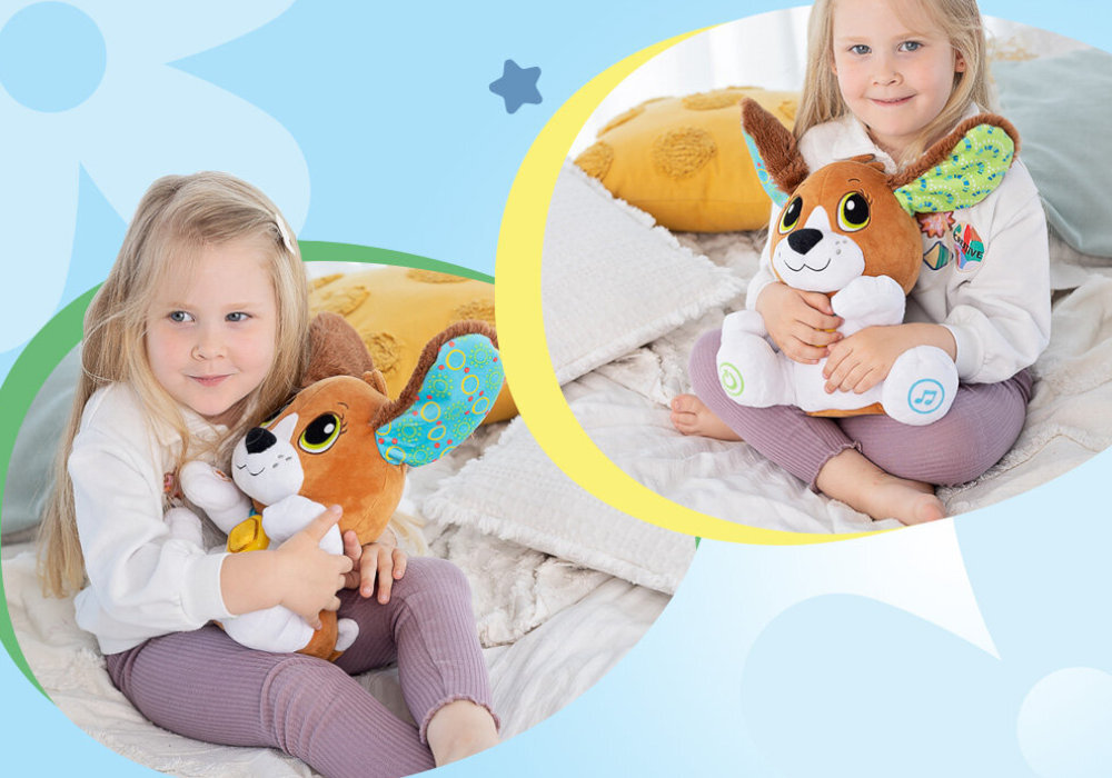 Zabawka interaktywna VTECH Mój Przyjaciel Pies zaufanie zabawa śmiech rozwój
