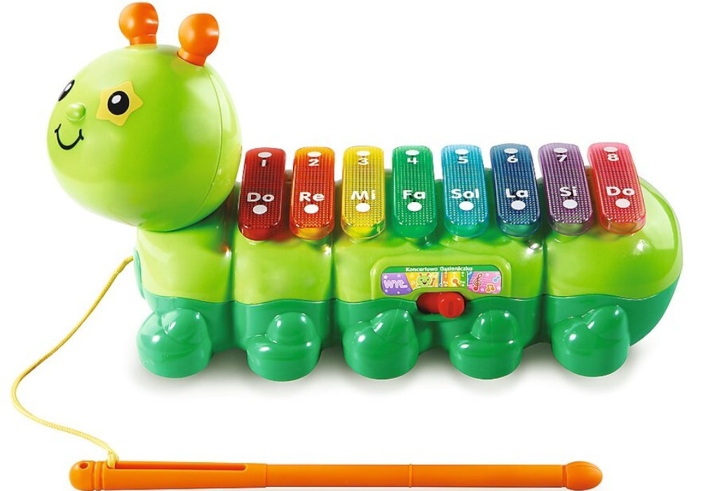 Zabawka interaktywna VTECH Koncertowa Gąsieniczka zaufanie zabawa śmiech rozwój
