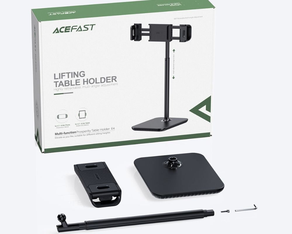 uchwyt na smartfon stojak na smartfon acefast e4 uchwyt teleskopowy na telefon