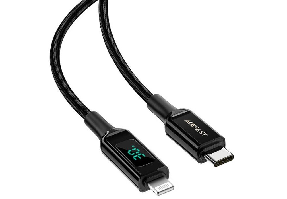 kabel usb-c kabel c6-01 kabel do apple kabel do iphone kabel lightning miernik mocy kabel z miernikiem