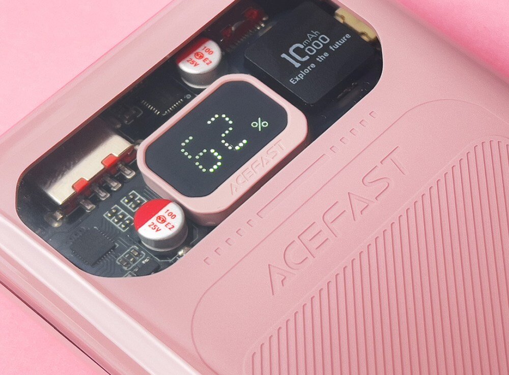 powerbank acefast sparkling series m1 power bank bank energii