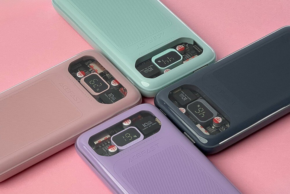 powerbank acefast sparkling series m1 power bank bank energii