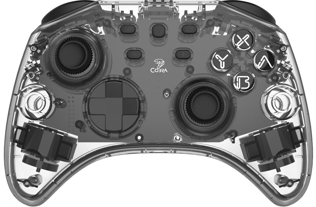 Kontroler COBRA QSP505TR Transparent PS4 konsola granie sterowanie gry
