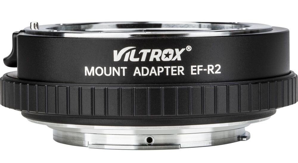 Adapter VILTROX EF-R2 obiektyw montaż styki port ustawienia aparat